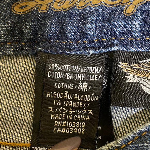 Harley Davidson Slim Bootcut Blue Women's Jeans Size 8 - Picture 14 of 15